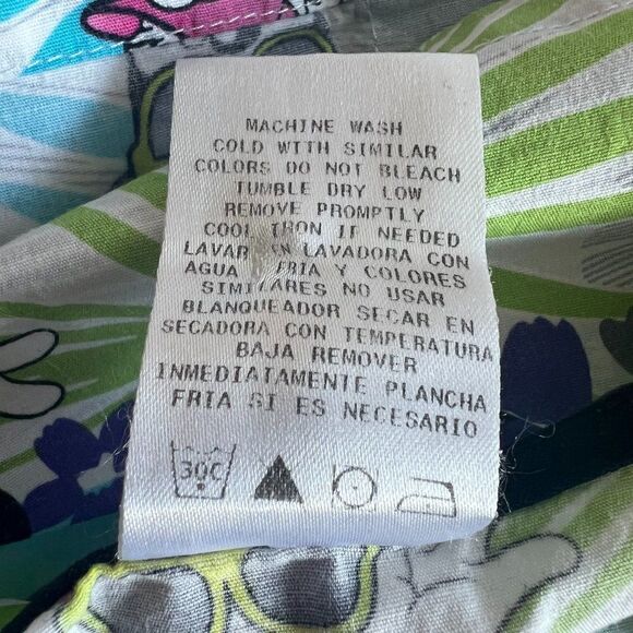 Disney Mickey/Minnie Mouse Tropical Scrub Top Size L - Picture 6 of 6